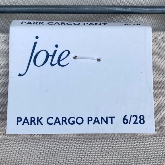 NWT NEW WOMENS BEIGE JOIE CONTEMPORARY FIT PARK CARGO PANT 6 Activewear - Picture 9 of 13